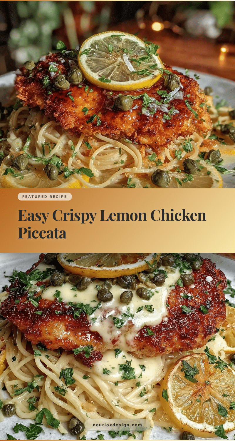 easy crispy lemon chicken piccata recipe recipe