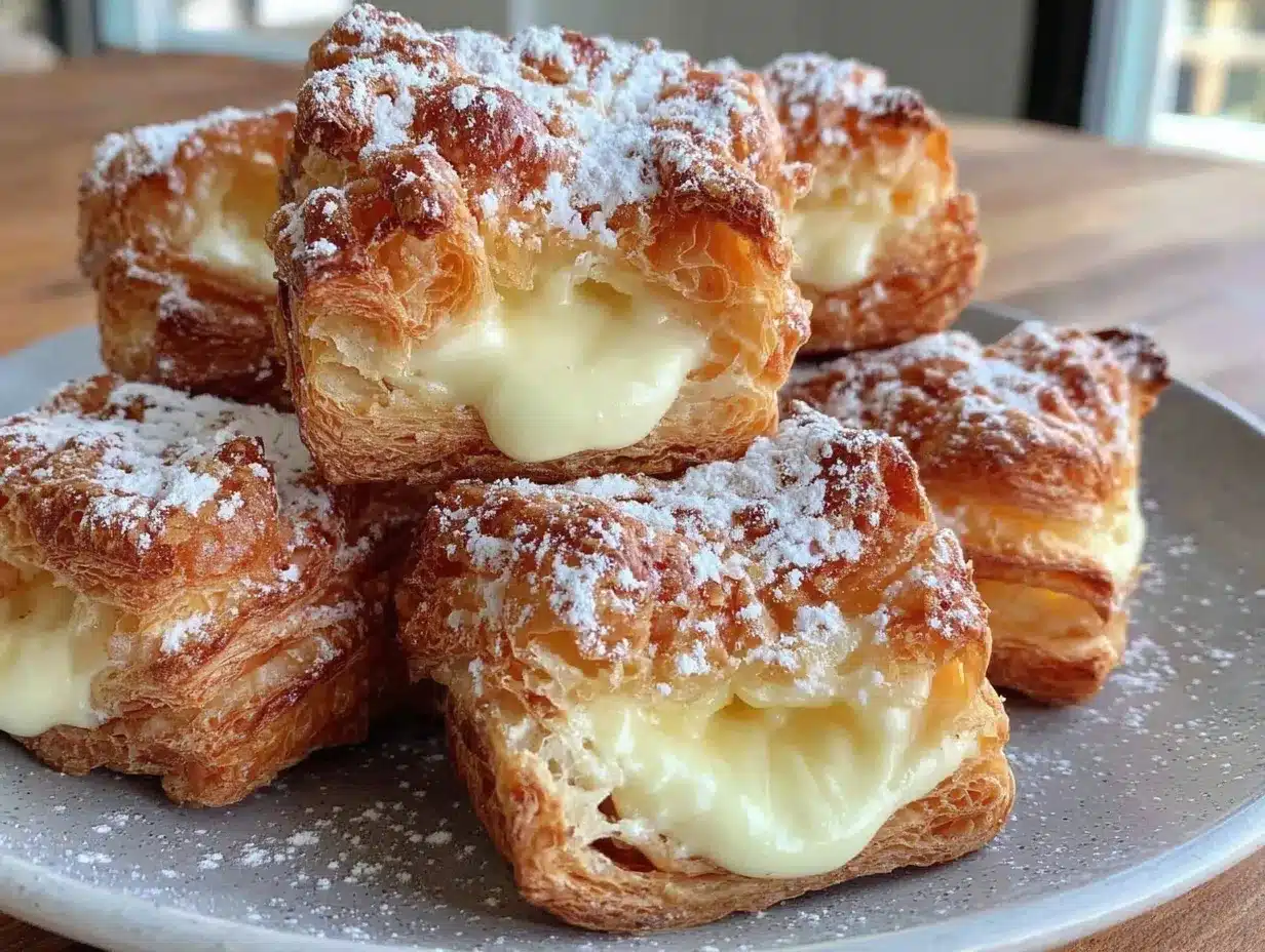 easy flaky mini cheese danish preparation steps