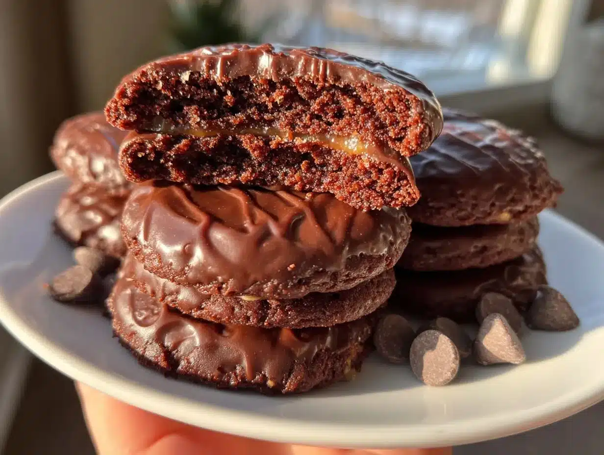 easy homemade thin mints cookies preparation steps