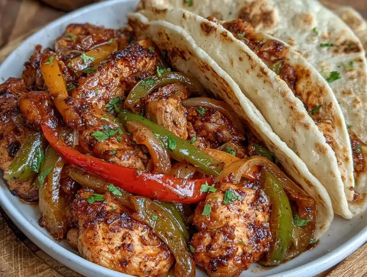 easy juicy crockpot chicken fajitas preparation steps