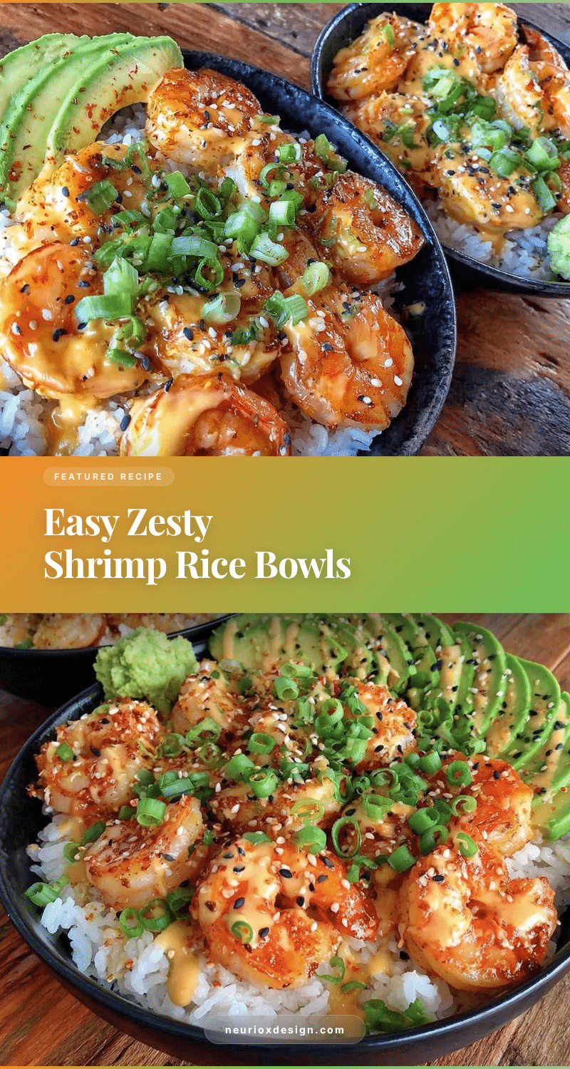 easy zesty shrimp rice bowls recipe