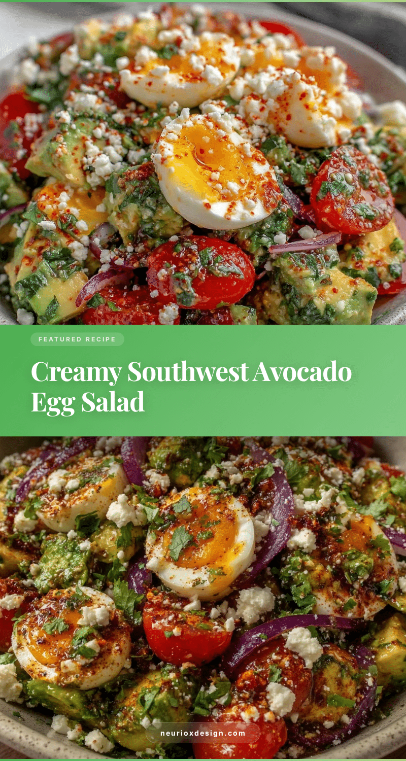 fresh southwest avocado egg salad recipe