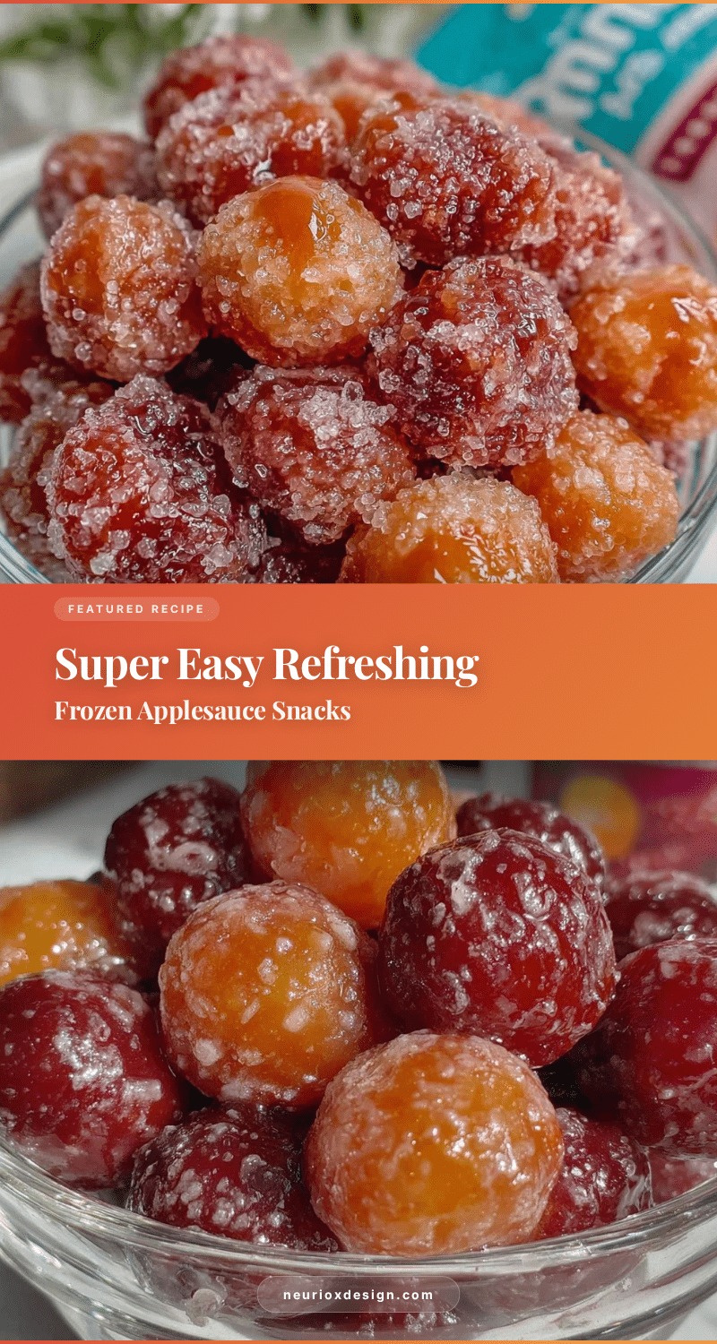 frozen applesauce snack recipe