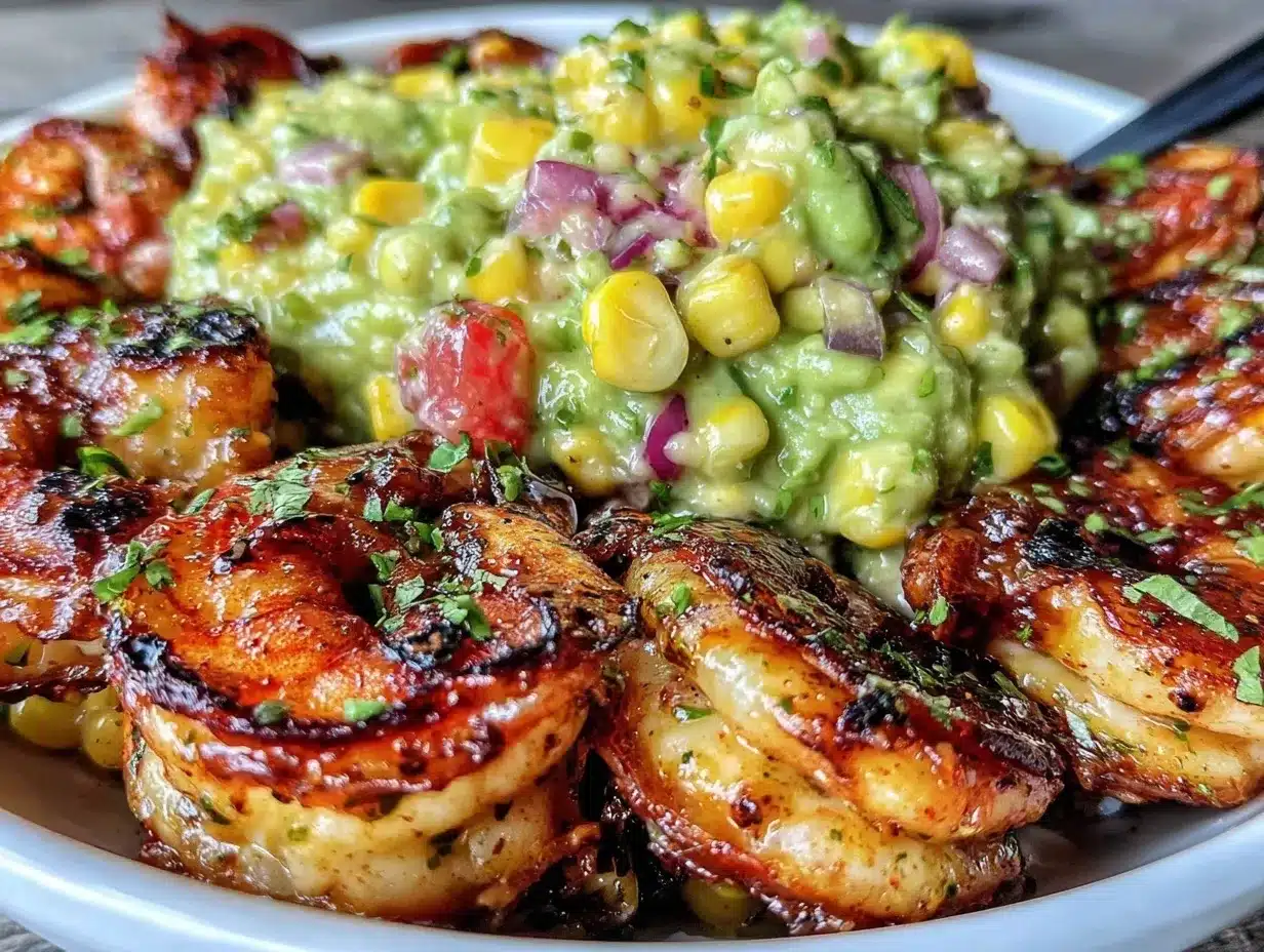 grilled shrimp bowl preparation steps