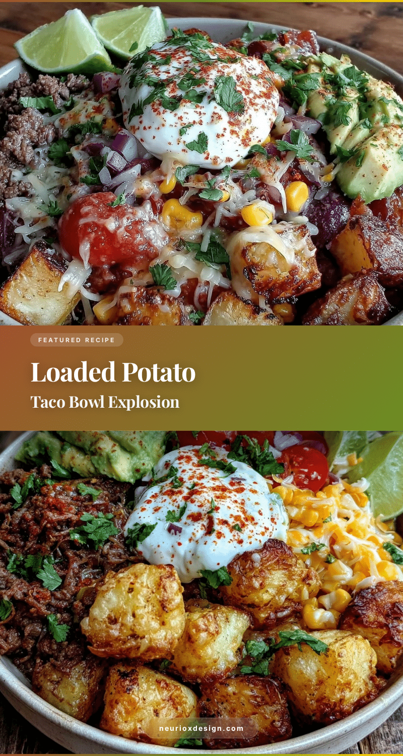 loaded potato taco bowl recipe