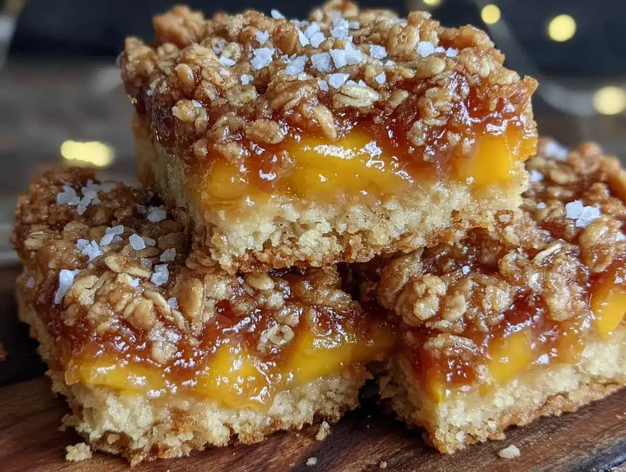 mango oatmeal crumble bars preparation steps