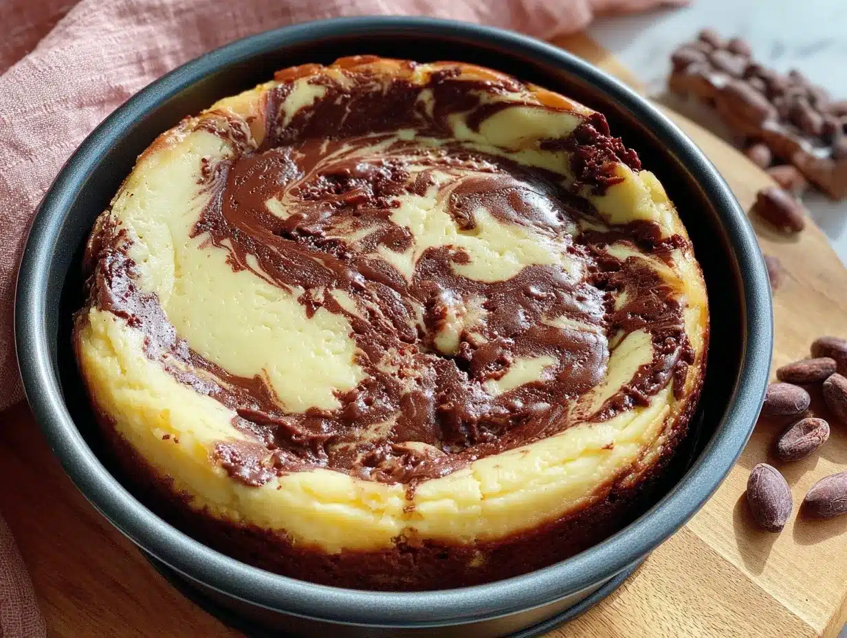 marbled cheesecake recipe preparation steps