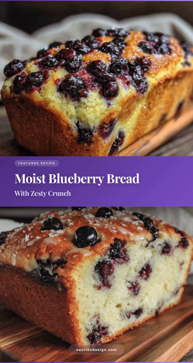 moist blueberry bread recipe