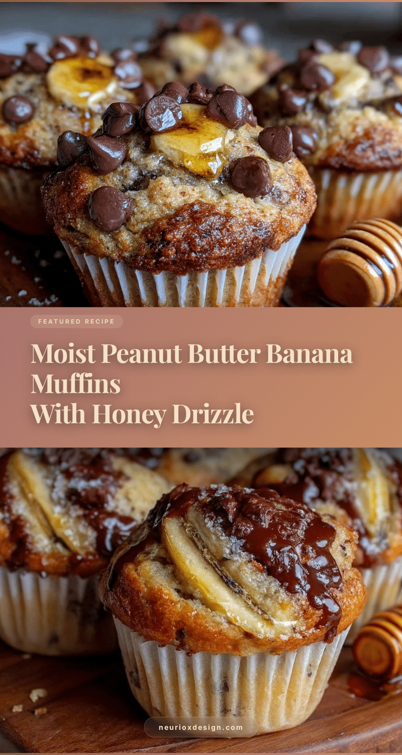 peanut butter banana chocolate chip muffins recipe