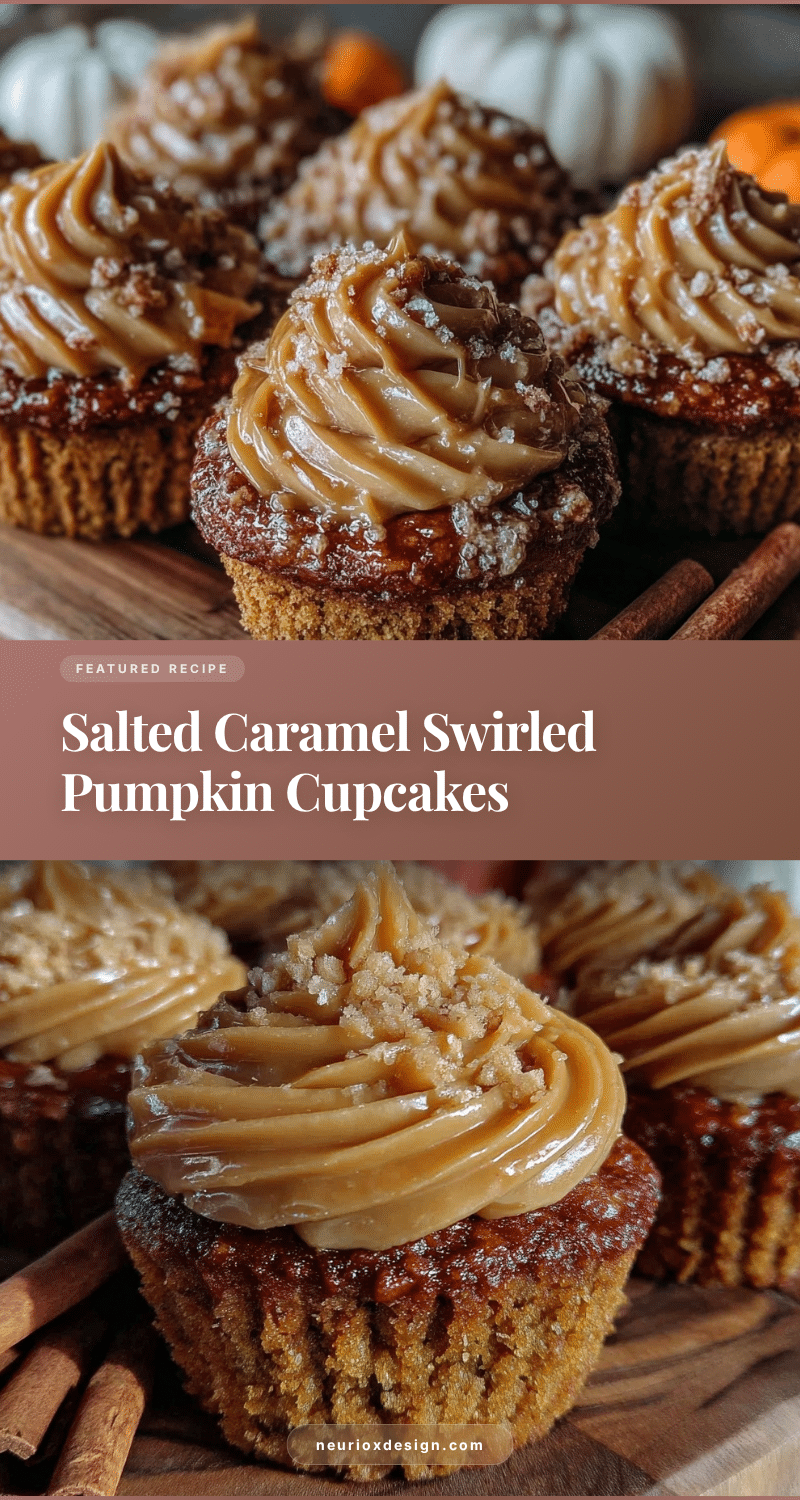 salted caramel nut butter frosted pumpkin spice cupcakes recipe