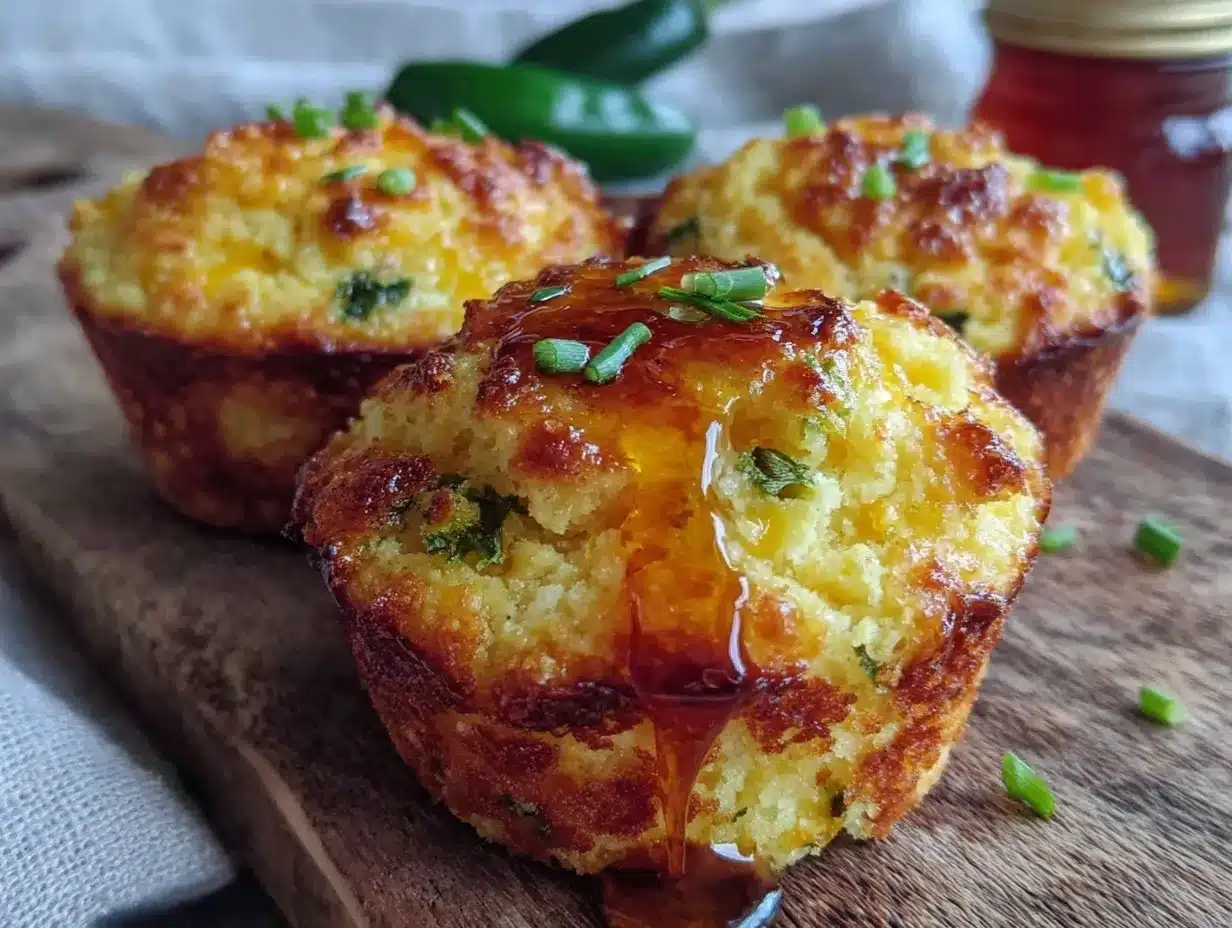 savory cheesy jalapeño cornbread muffins preparation steps
