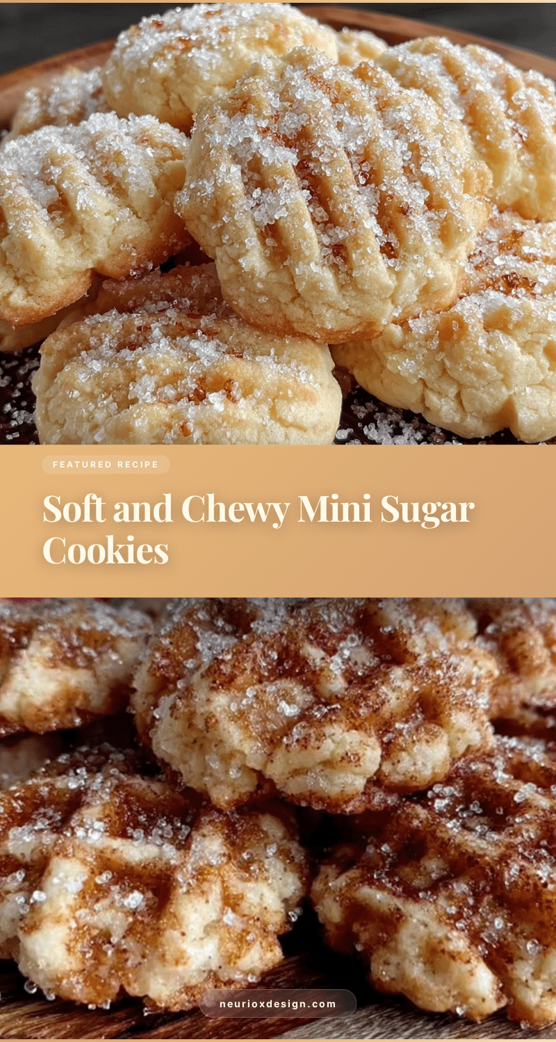 soft mini sugar cookies recipe