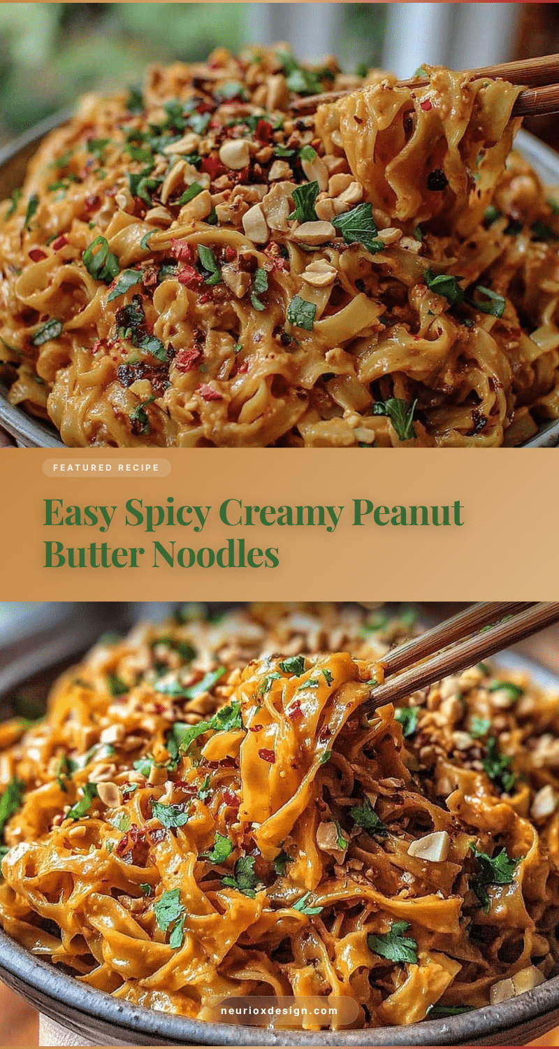 spicy peanut butter noodles recipe