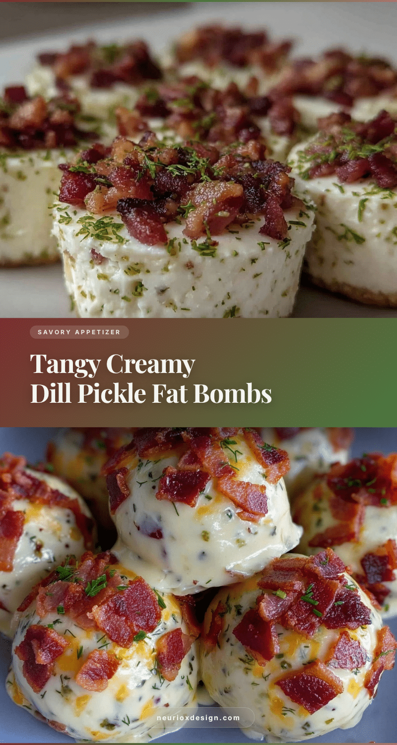 tangy dill pickle fat bombs recipe