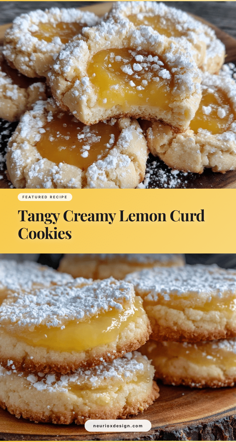 tangy lemon curd cookies recipe