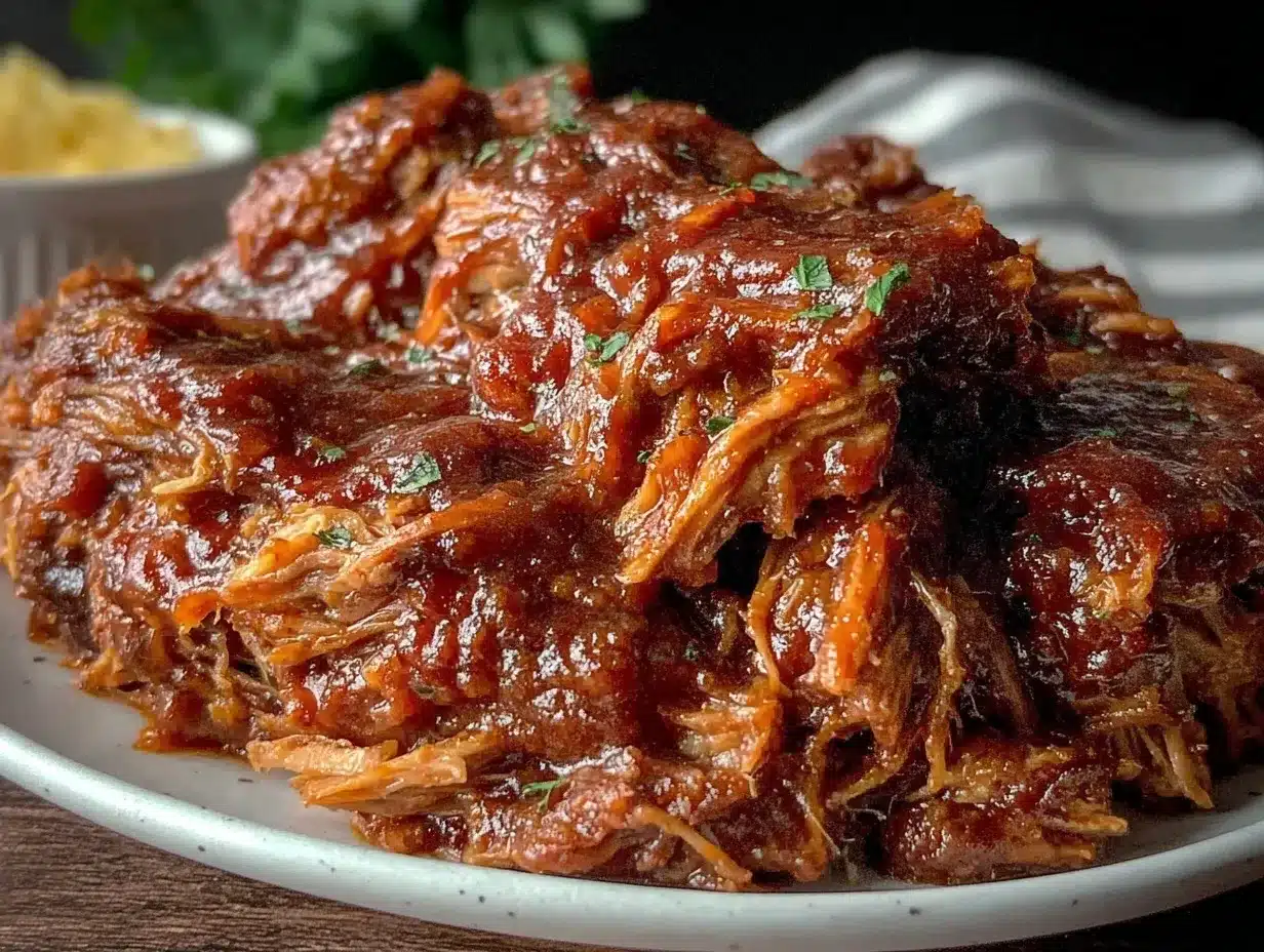 tender slow cooker pulled pork recipe preparation steps