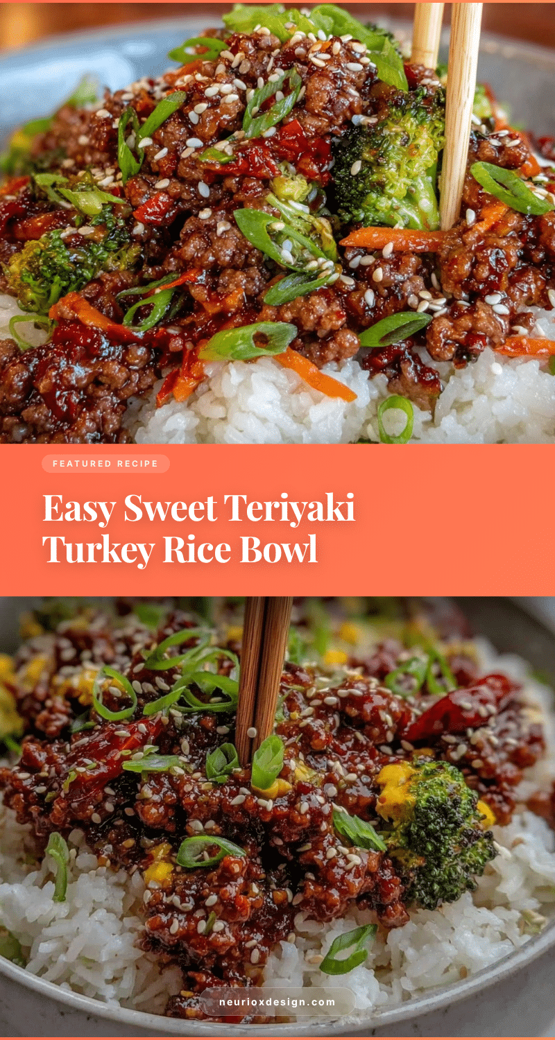 teriyaki turkey rice bowl recipe