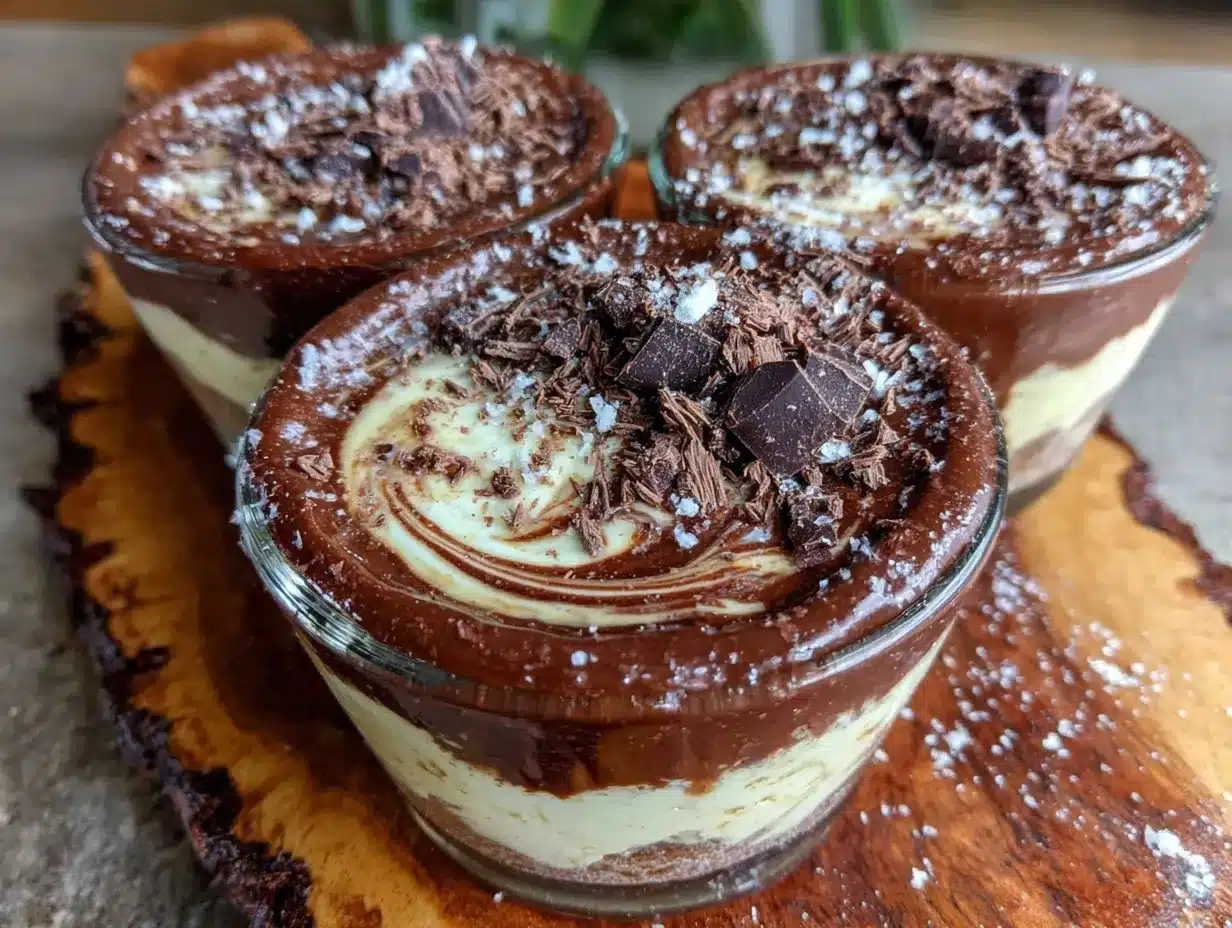 creamy baileys chocolate mousse cups preparation steps