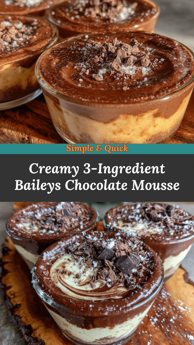 creamy baileys chocolate mousse cups recipe