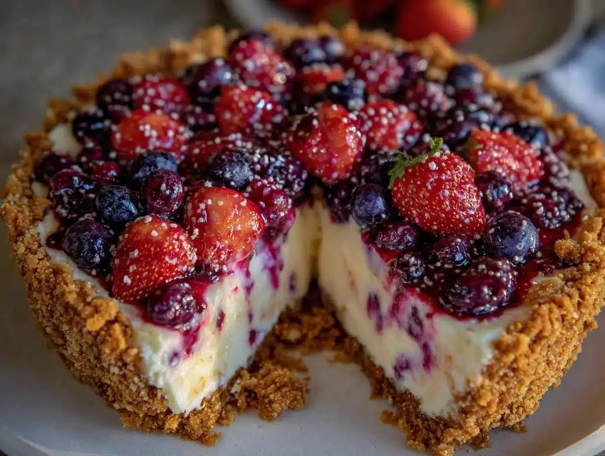 creamy no-bake cheesecake preparation steps