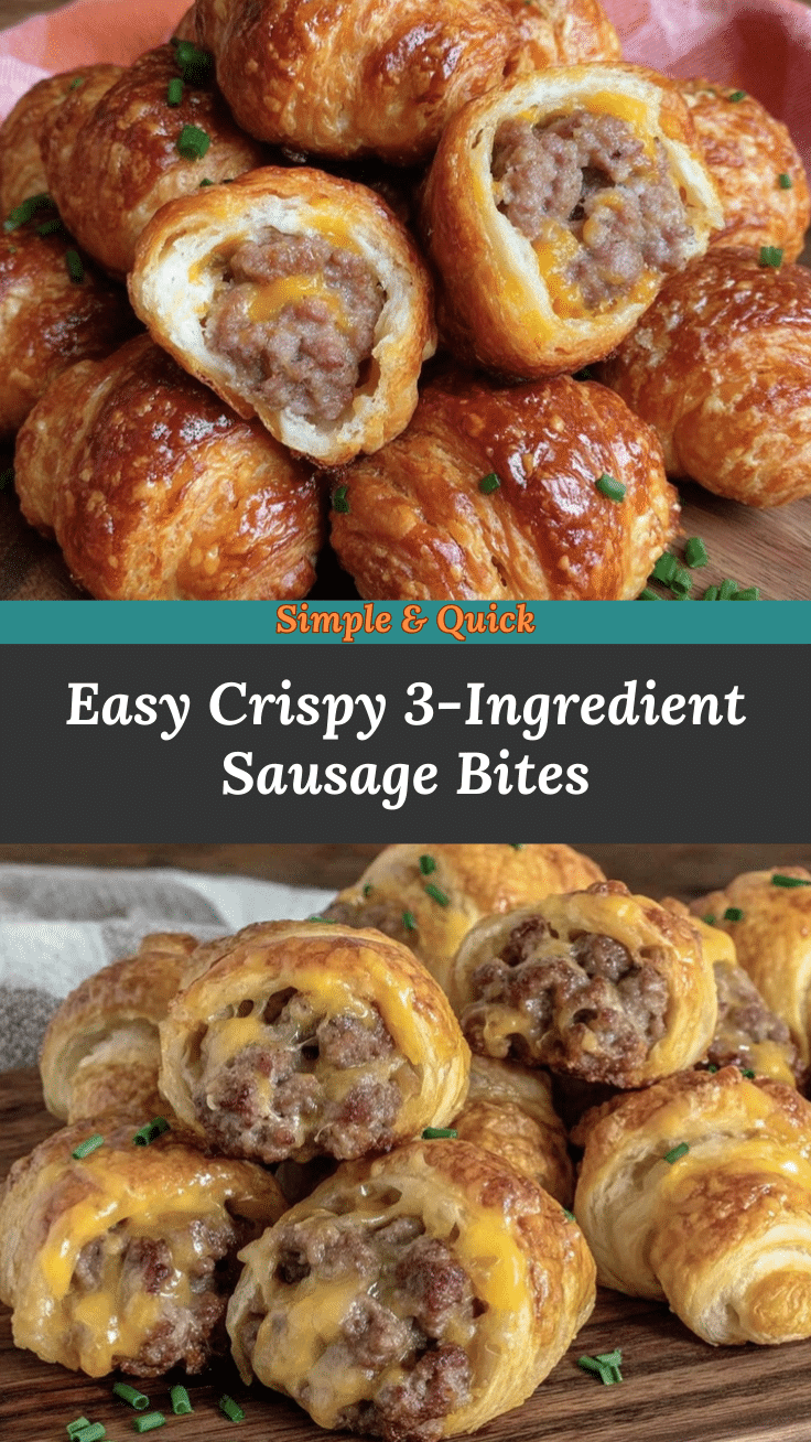 crescent roll sausage bites recipe
