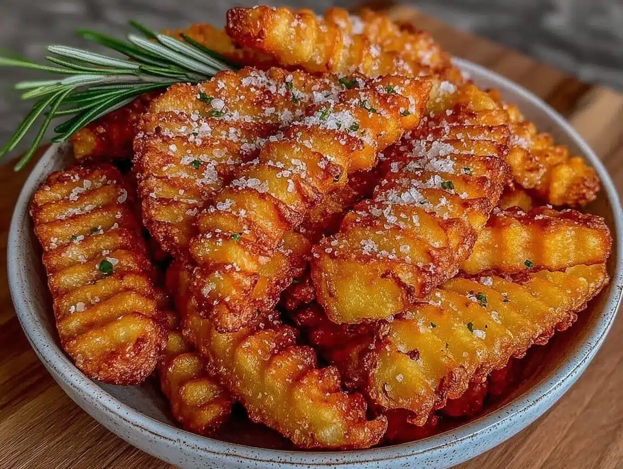 crispy air fryer frozen french fries preparation steps