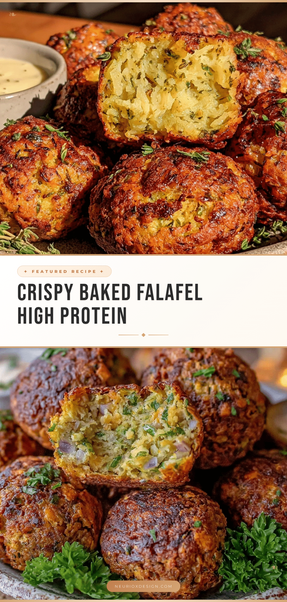 crispy baked falafel recipe