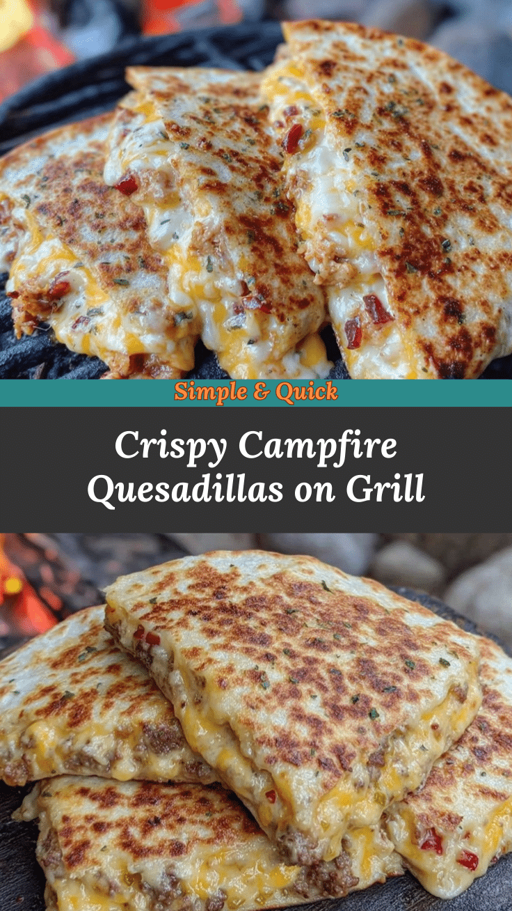 crispy campfire quesadillas recipe