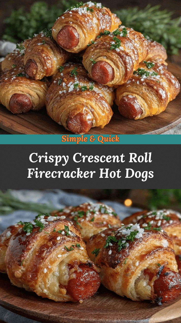 crispy crescent roll hot dogs recipe