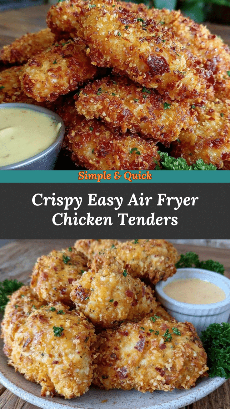 crispy easy air fryer chicken tenders recipe