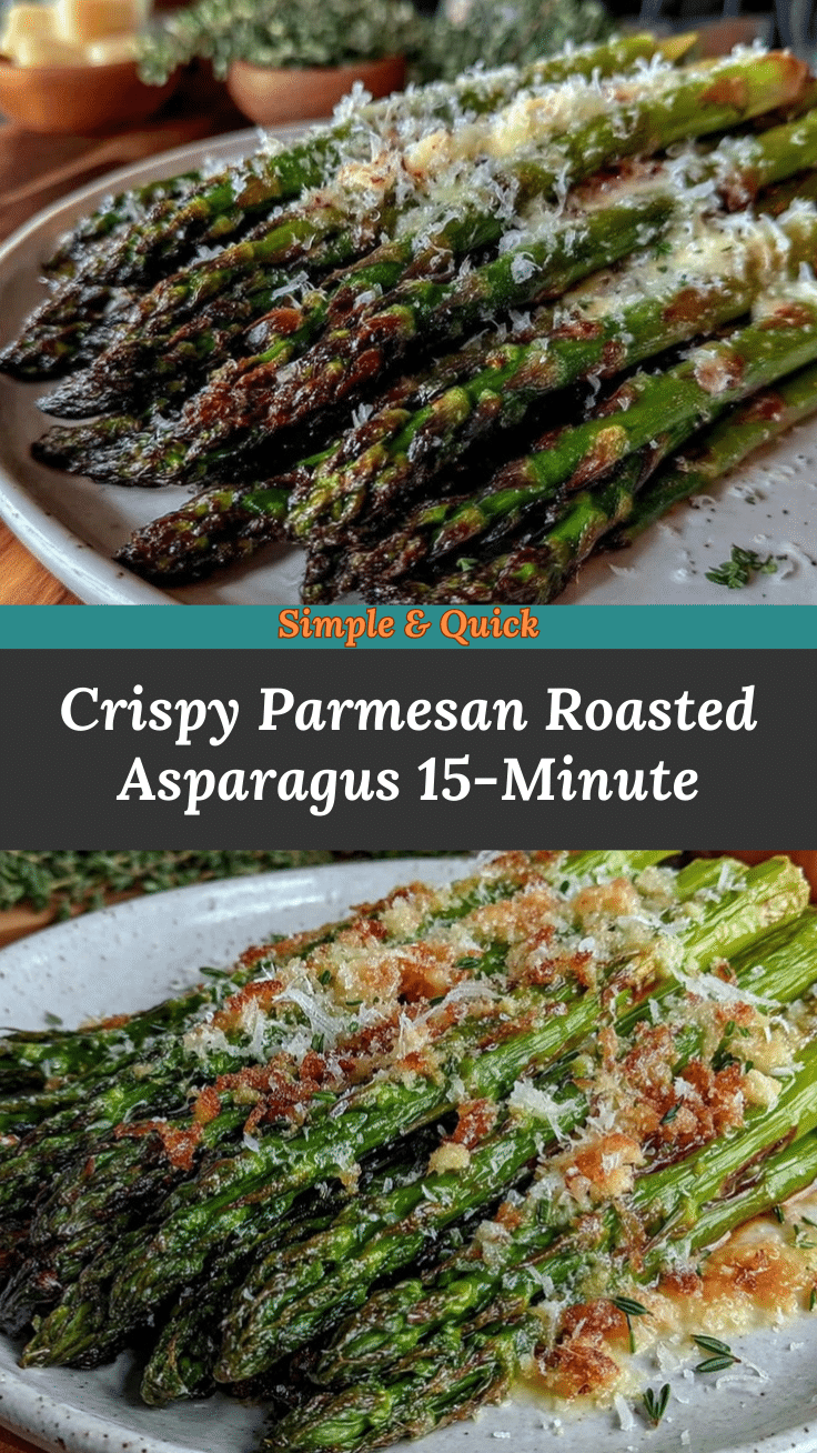 crispy Parmesan roasted asparagus recipe