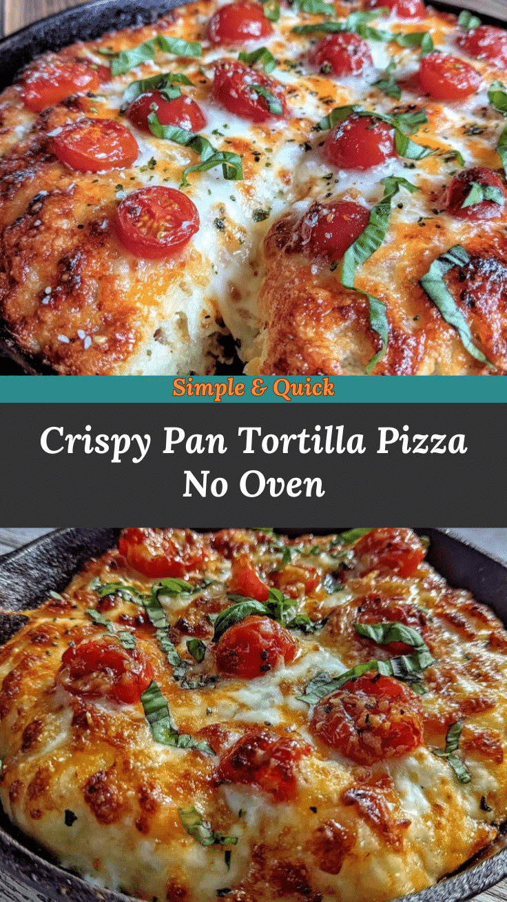 crispy tortilla pizza recipe