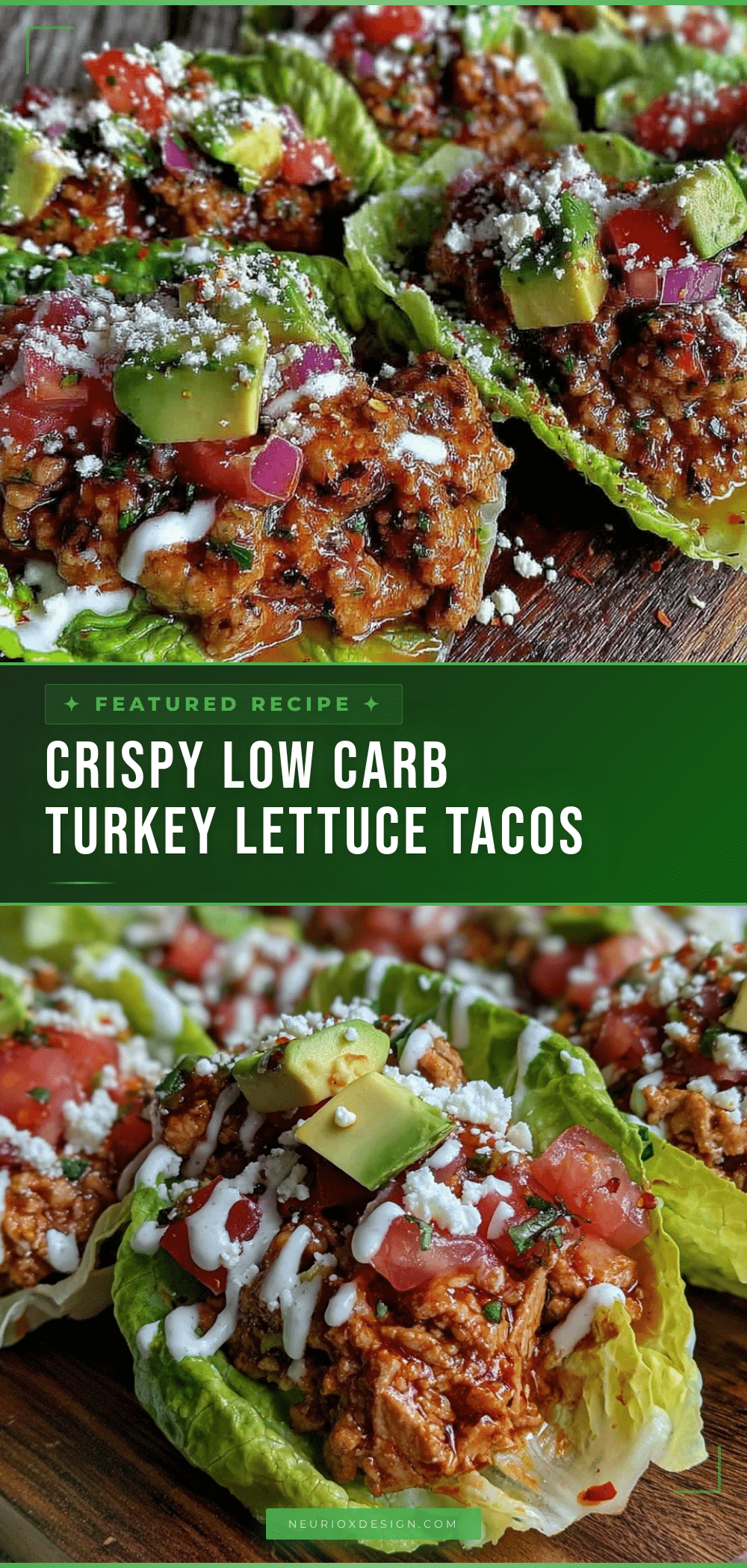 crispy turkey lettuce wrap tacos recipe