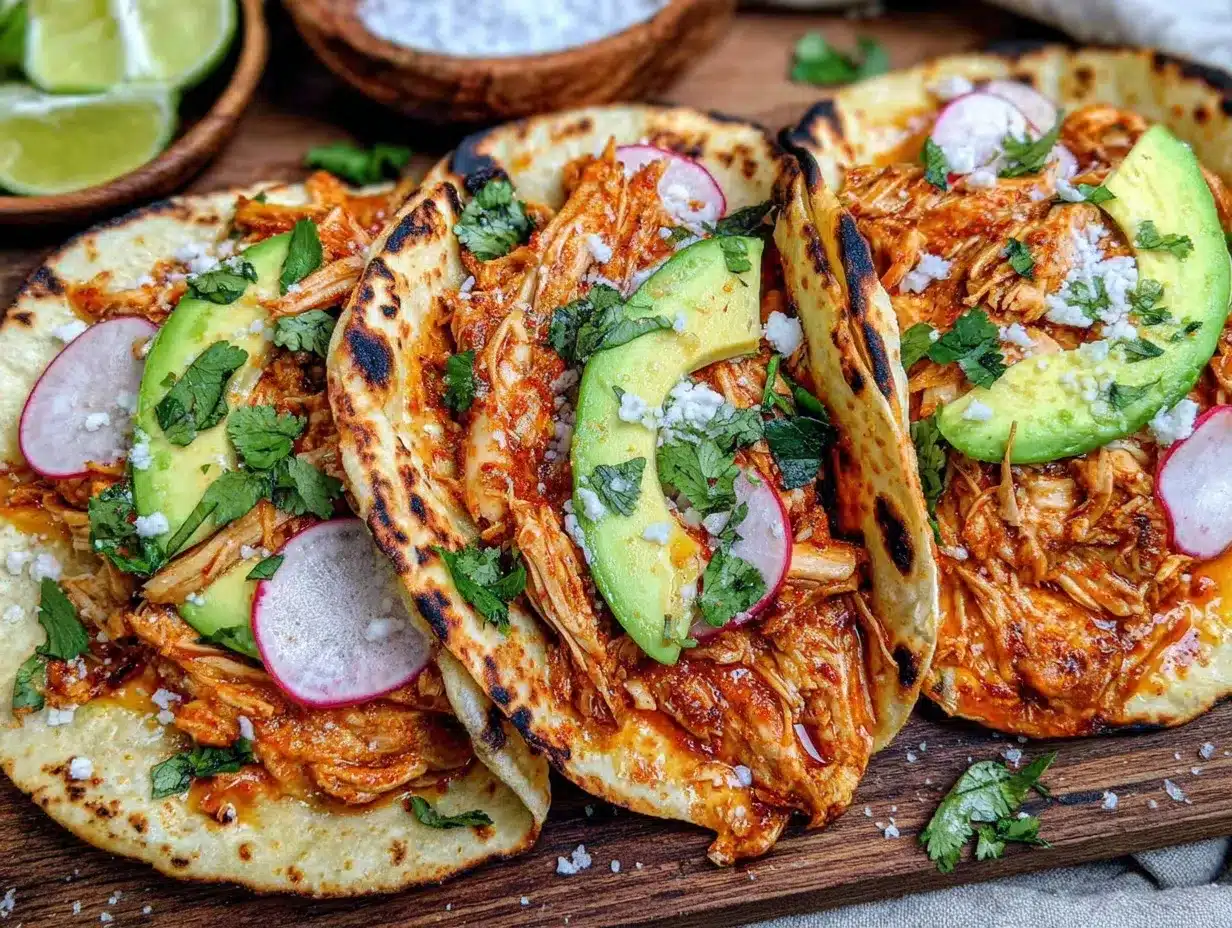 crockpot chicken tacos preparation steps