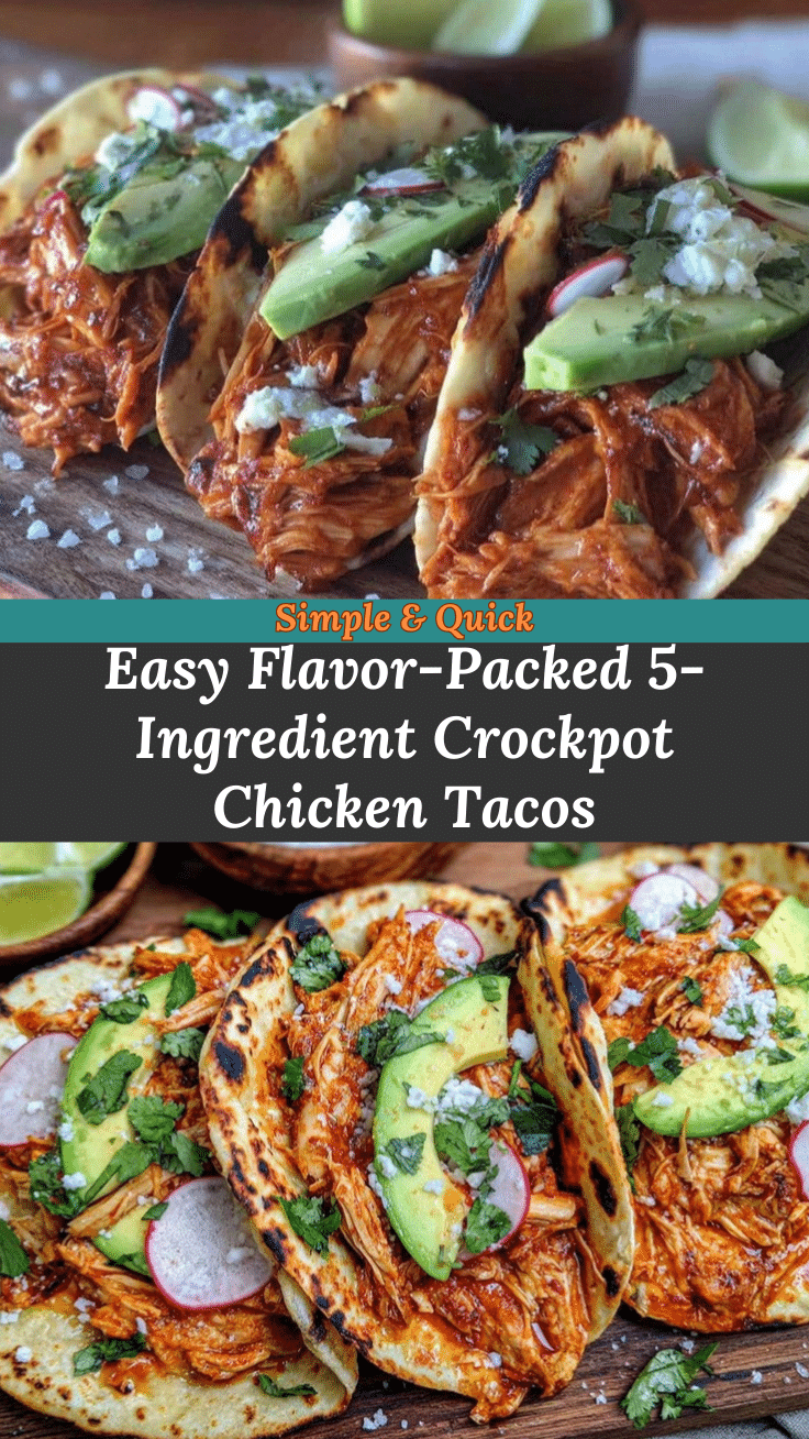 crockpot chicken tacos recipe