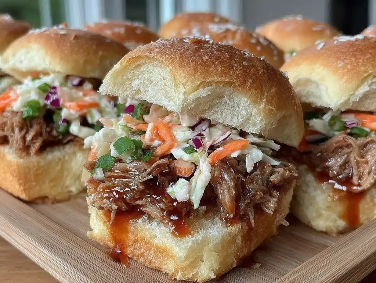 crockpot pulled pork sliders preparation steps