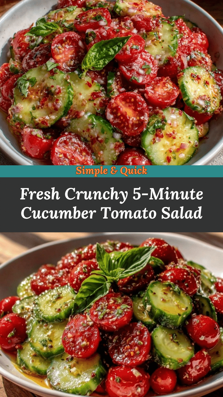 cucumber tomato salad recipe