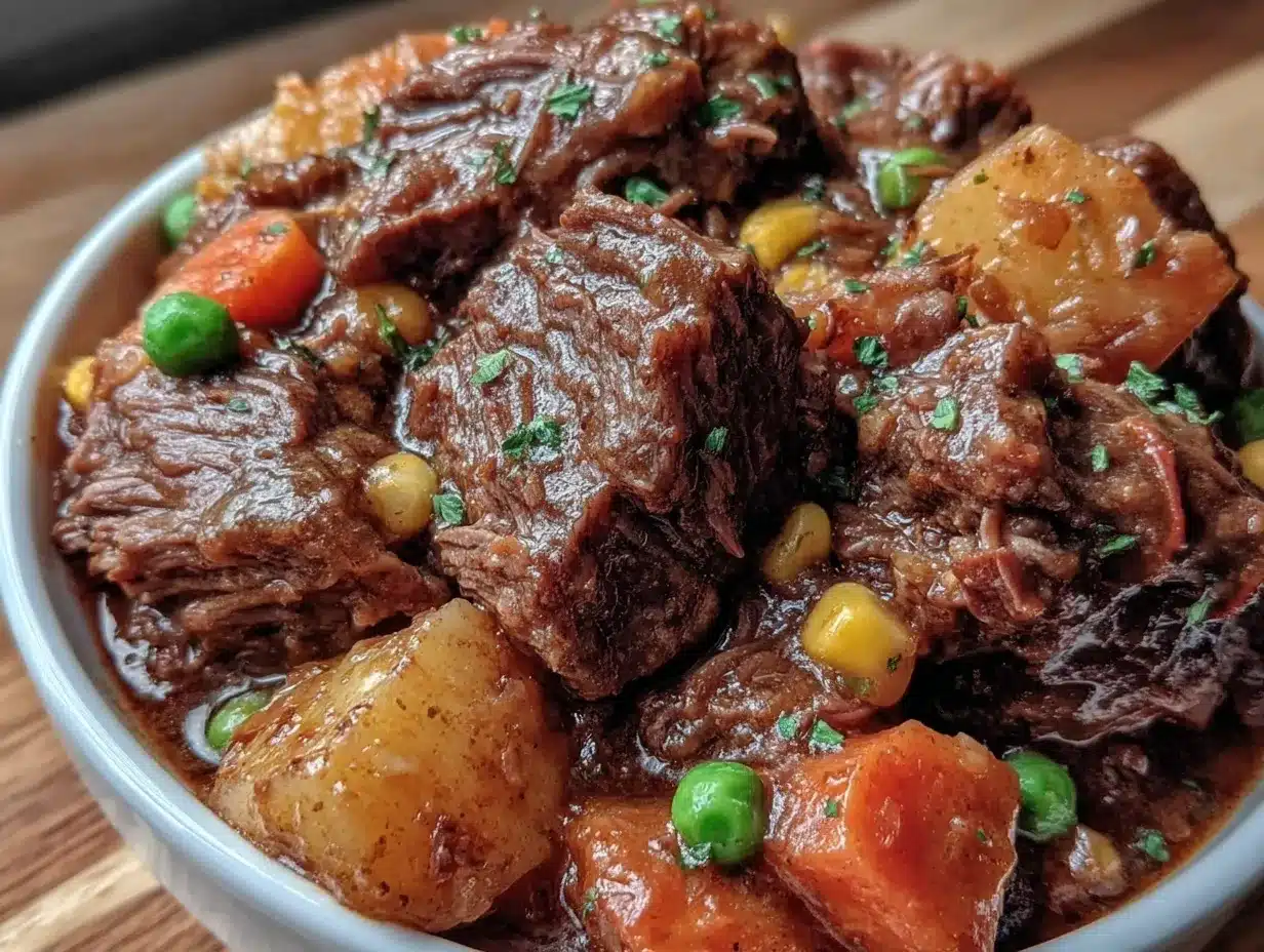 dump-and-go crockpot beef stew preparation steps