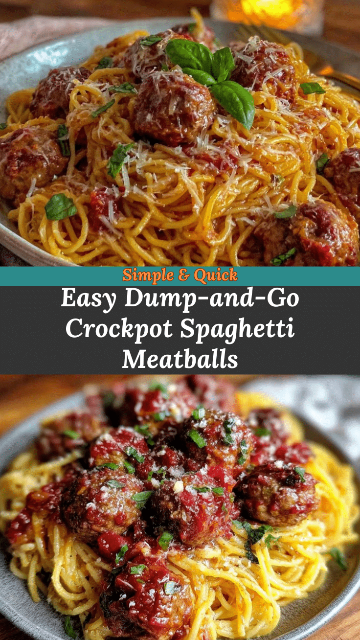 dump-and-go crockpot spaghetti and meatballs recipe