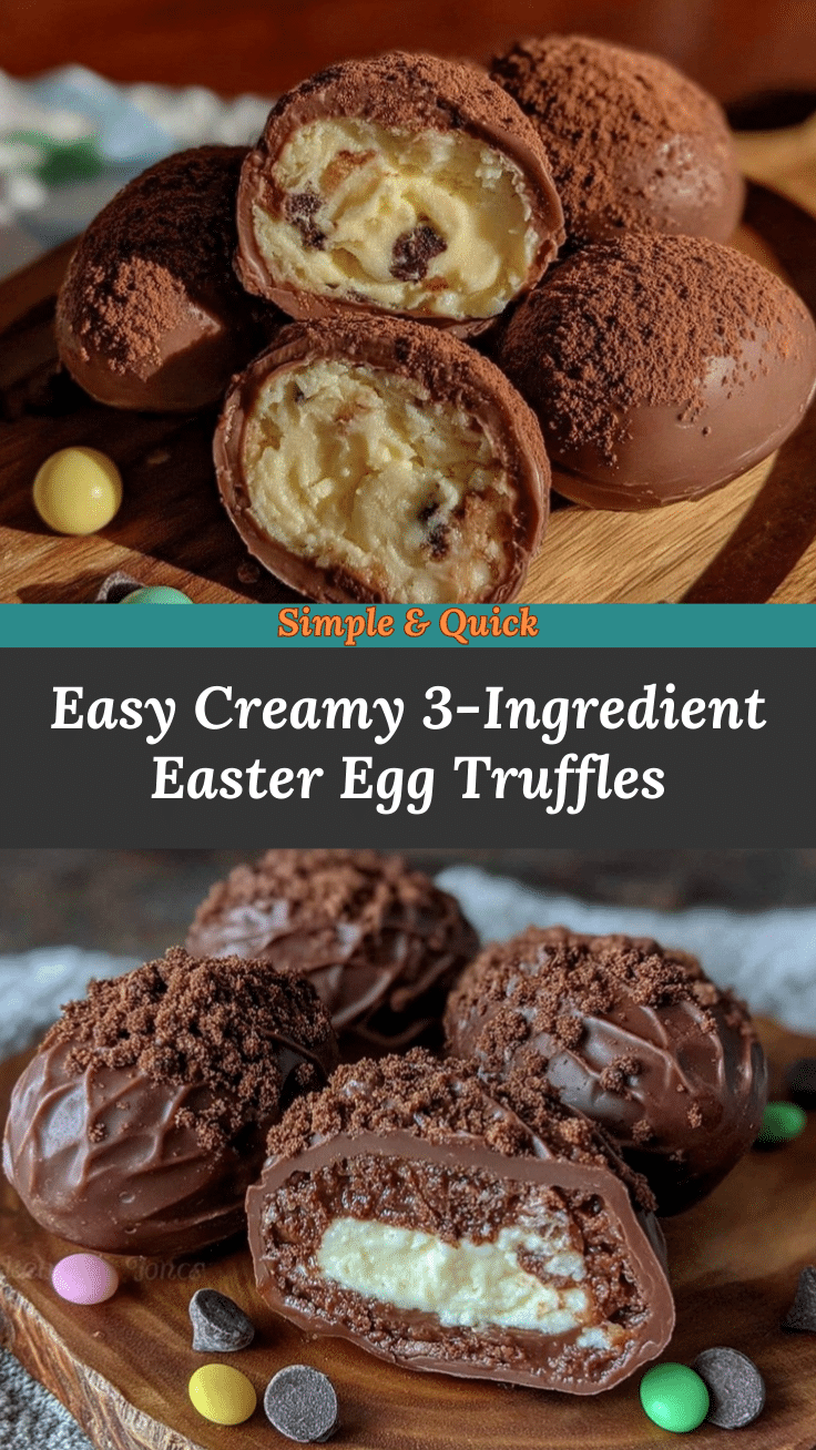 easy 3-ingredient easter egg truffles recipe