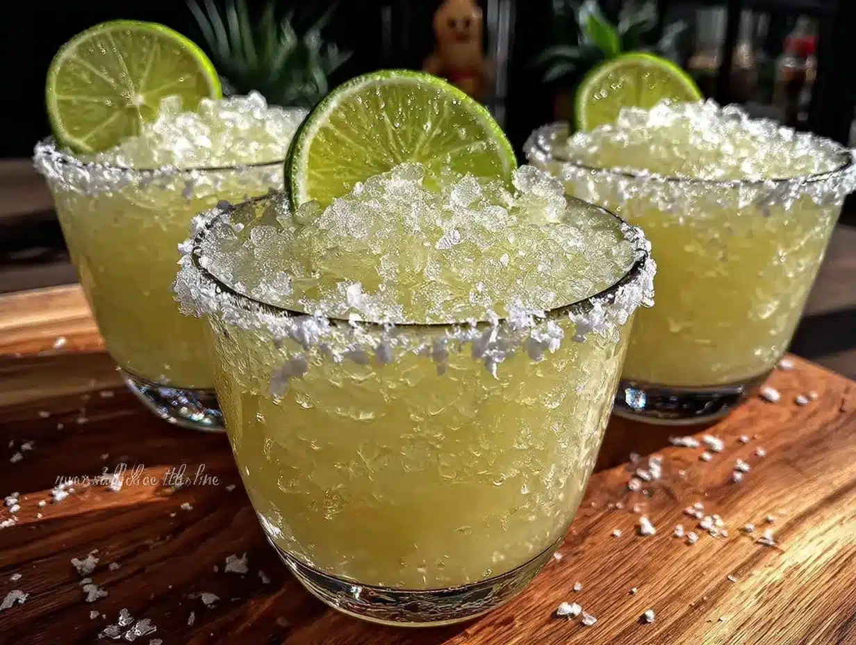 easy 3-ingredient frozen margarita recipe preparation steps