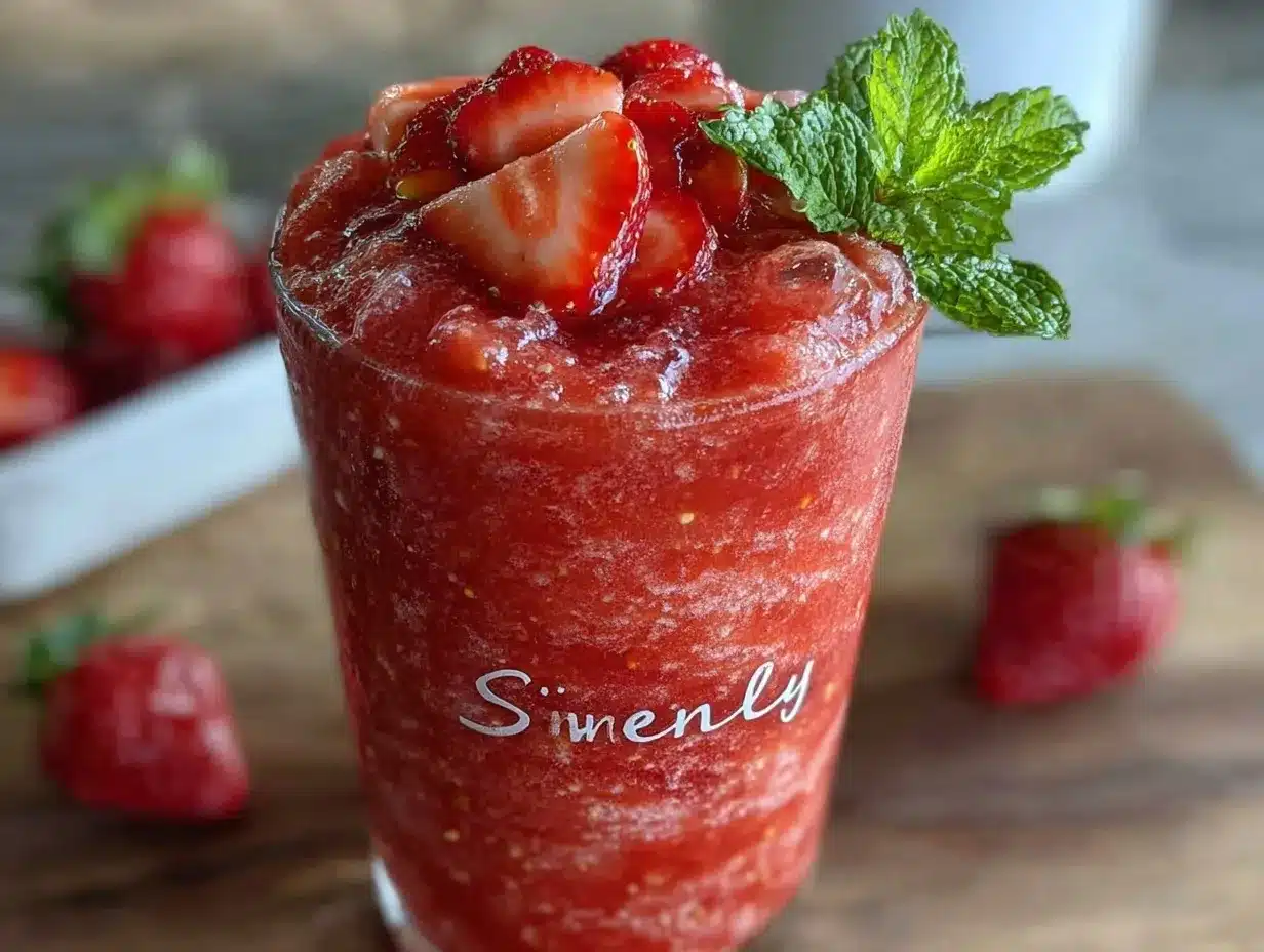 easy blender frozen strawberry daiquiri preparation steps