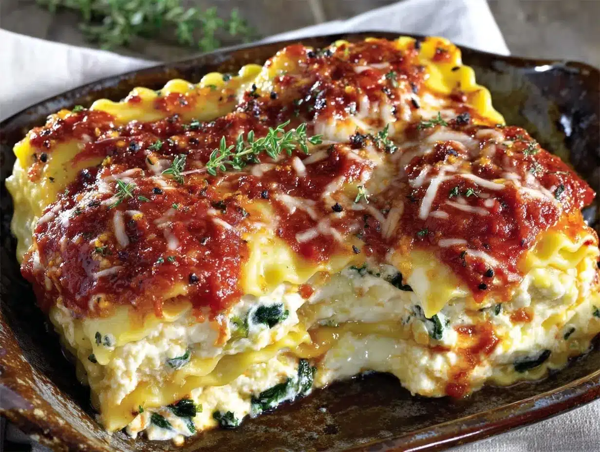 easy cheesy frozen ravioli lasagna preparation steps