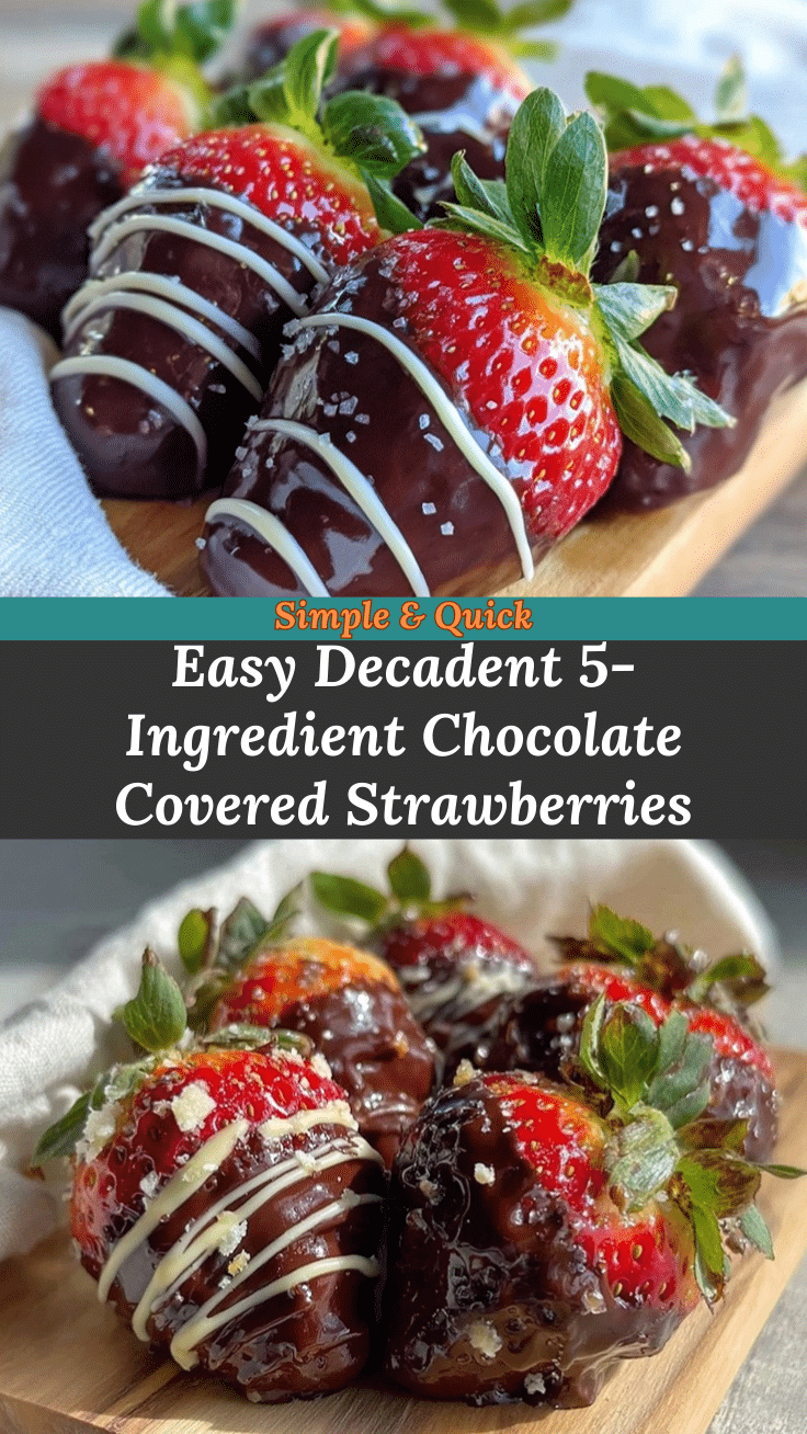 easy chocolate covered strawberries recipe