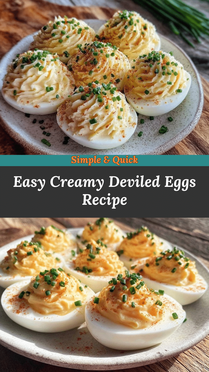easy creamy deviled eggs recipe