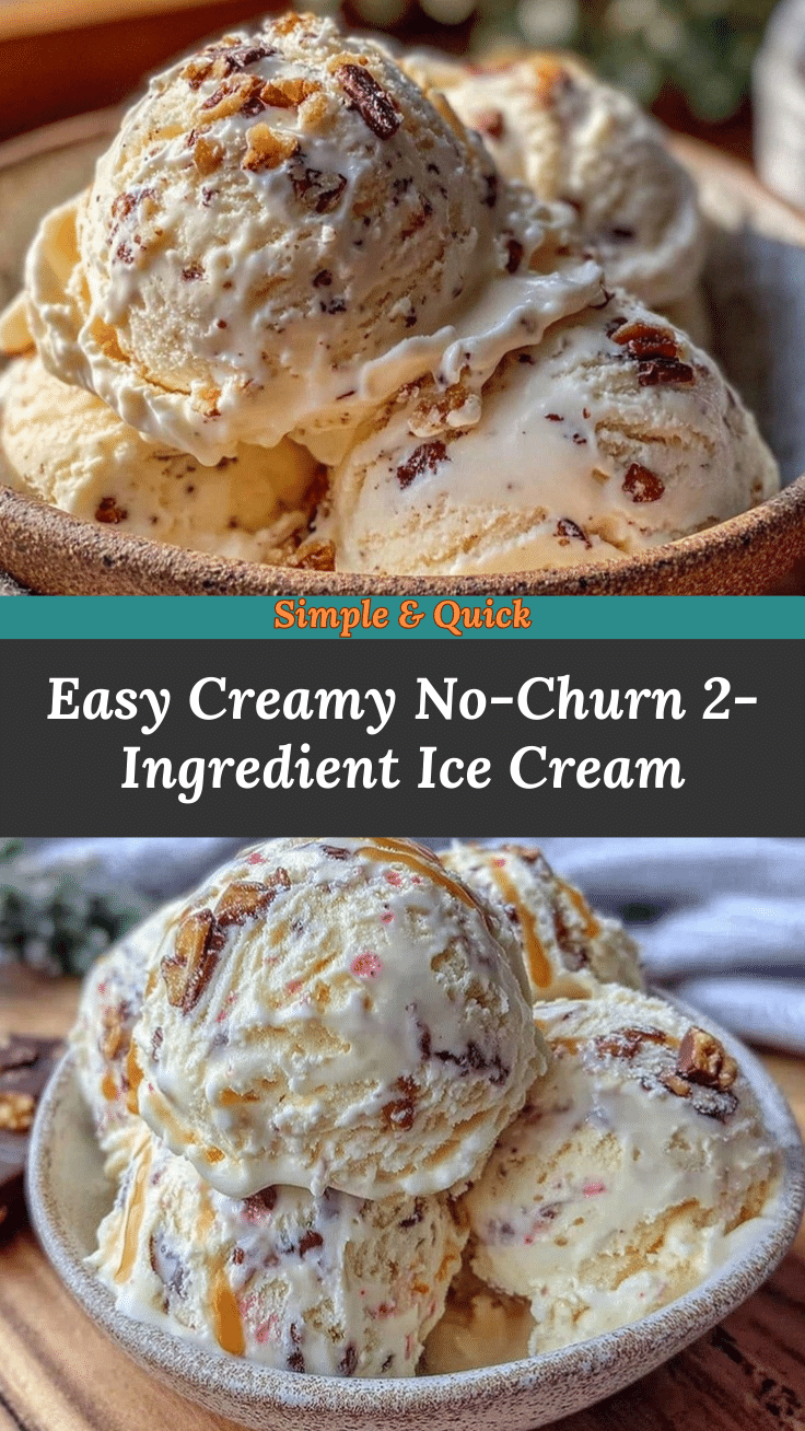 easy creamy no-churn ice cream recipe