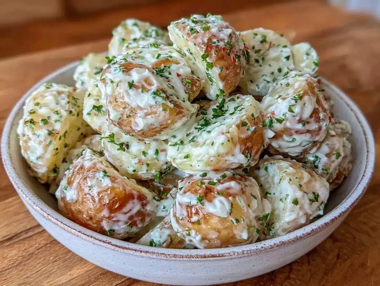 easy creamy potato salad preparation steps