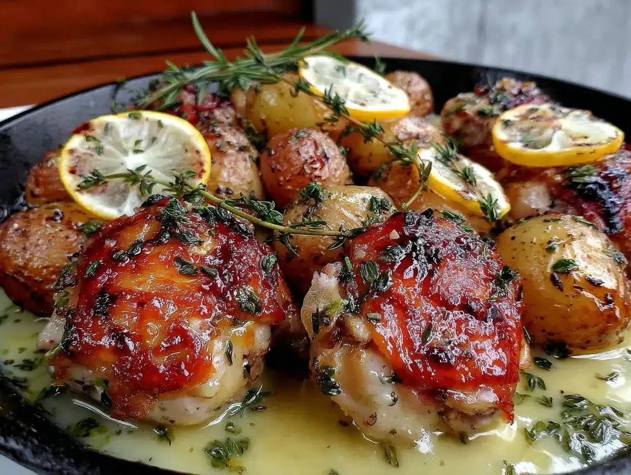 easy crispy one-pan lemon chicken preparation steps