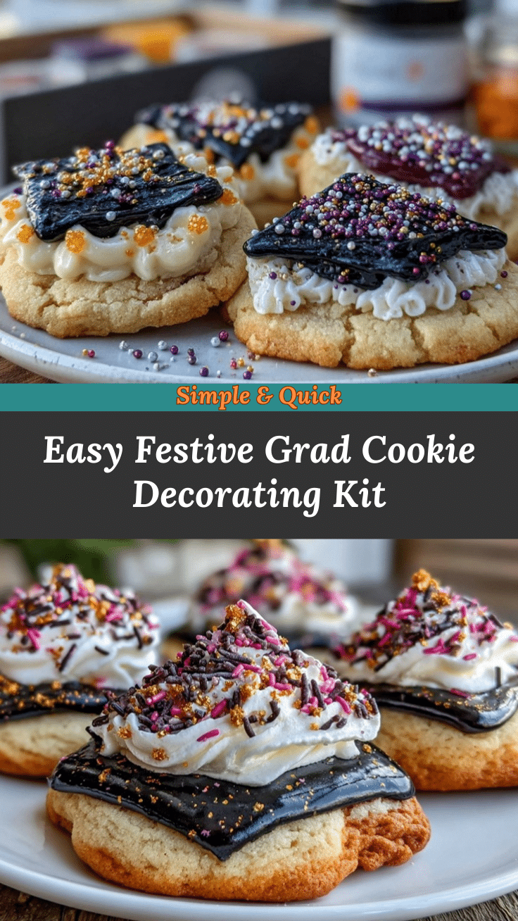 Easy Festive Grad Cookie Decorating Kit recipe