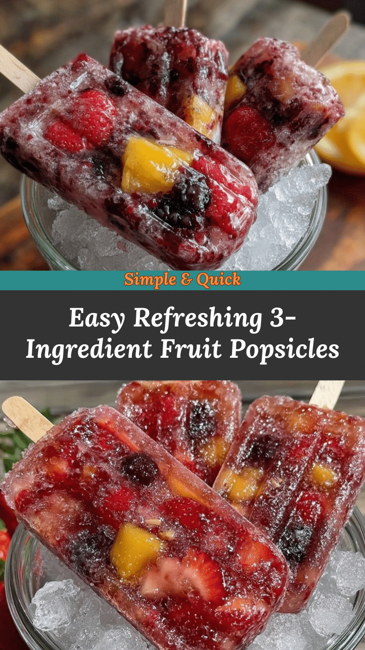 easy frozen fruit popsicles recipe